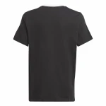 Camiseta de Manga Corta Infantil Adidas Essentials Azul Negro