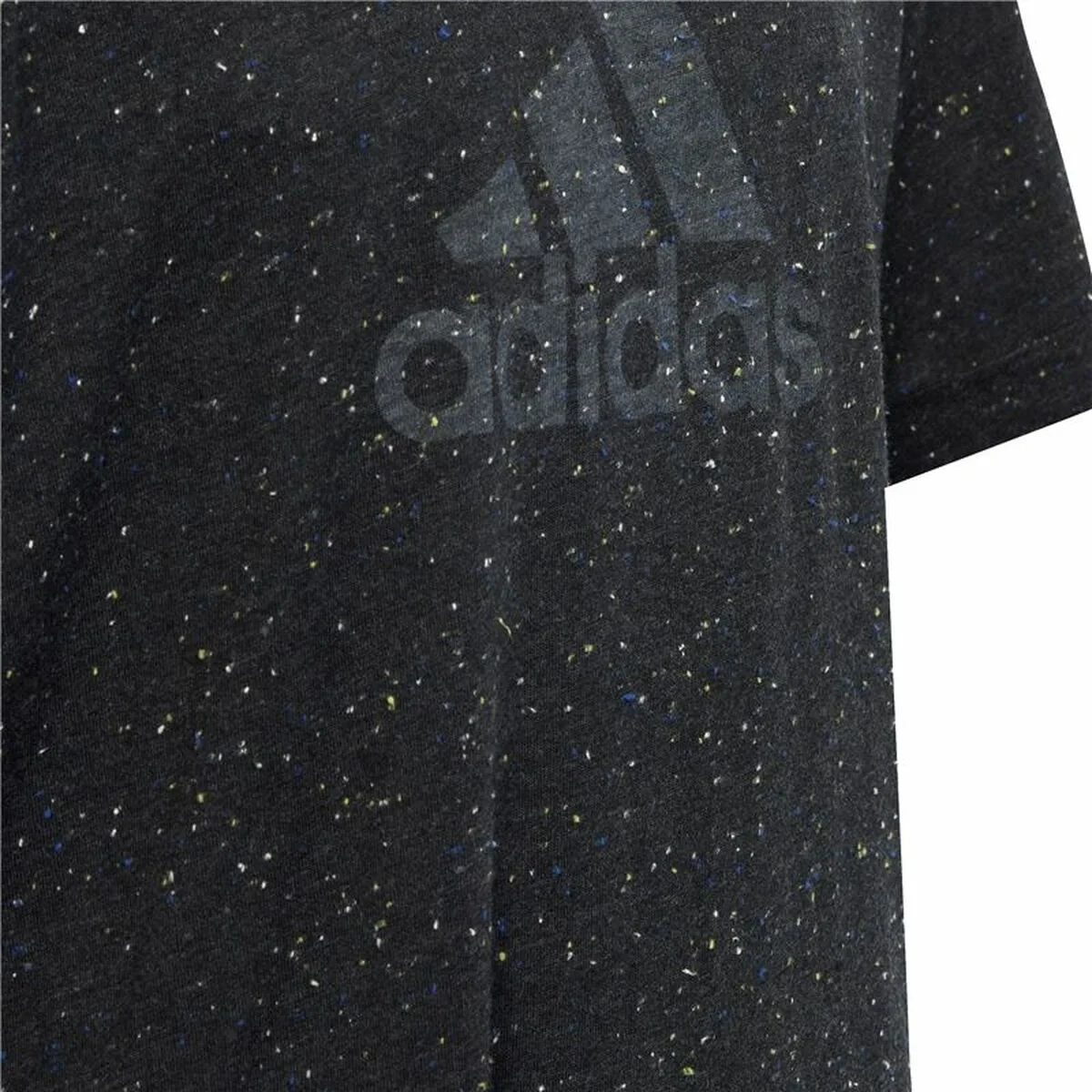Camiseta de Manga Corta Infantil Adidas Negro