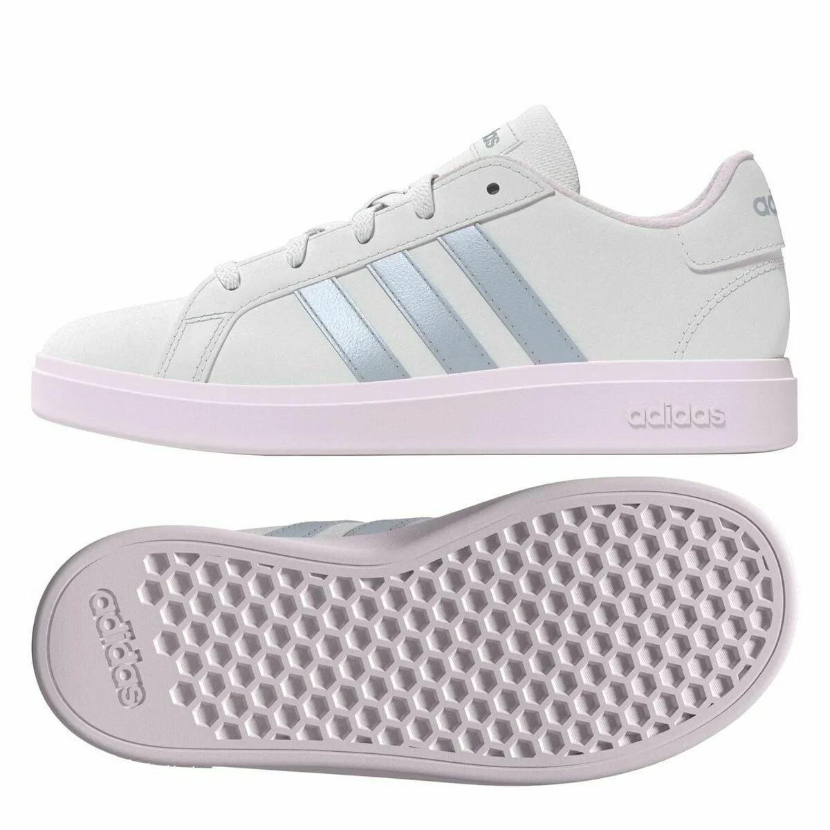 Zapatillas Deportivas Infantiles Adidas Grand Court 2.0 Blanco