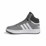 Zapatillas Deportivas Infantiles Adidas Hoops 3.0 Mid Gris