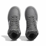 Zapatillas Deportivas Infantiles Adidas Hoops 3.0 Mid Gris