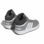 Zapatillas Deportivas Infantiles Adidas Hoops 3.0 Mid Gris