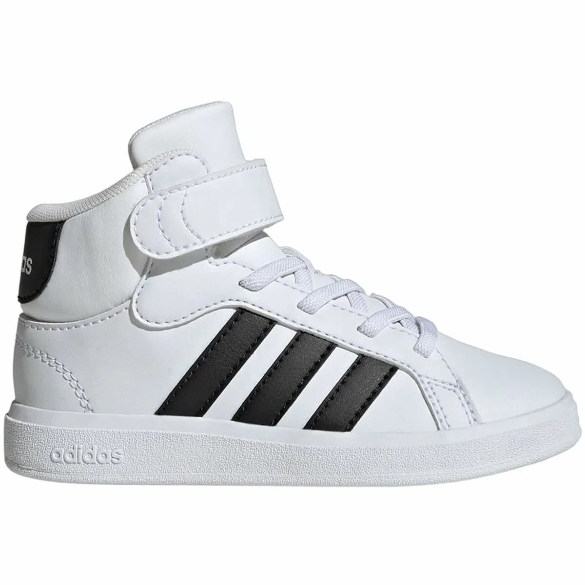 Zapatillas Deportivas Infantiles Adidas Grand Court Mid Blanco