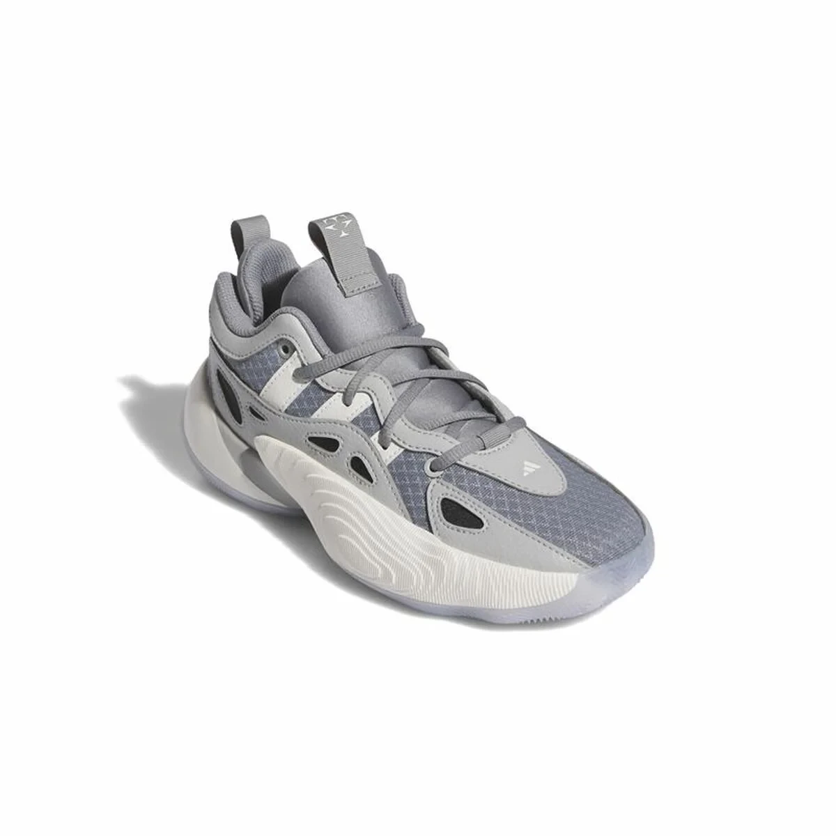 Zapatillas de Baloncesto para Niños Adidas Trae Unlimited Blanco Gris