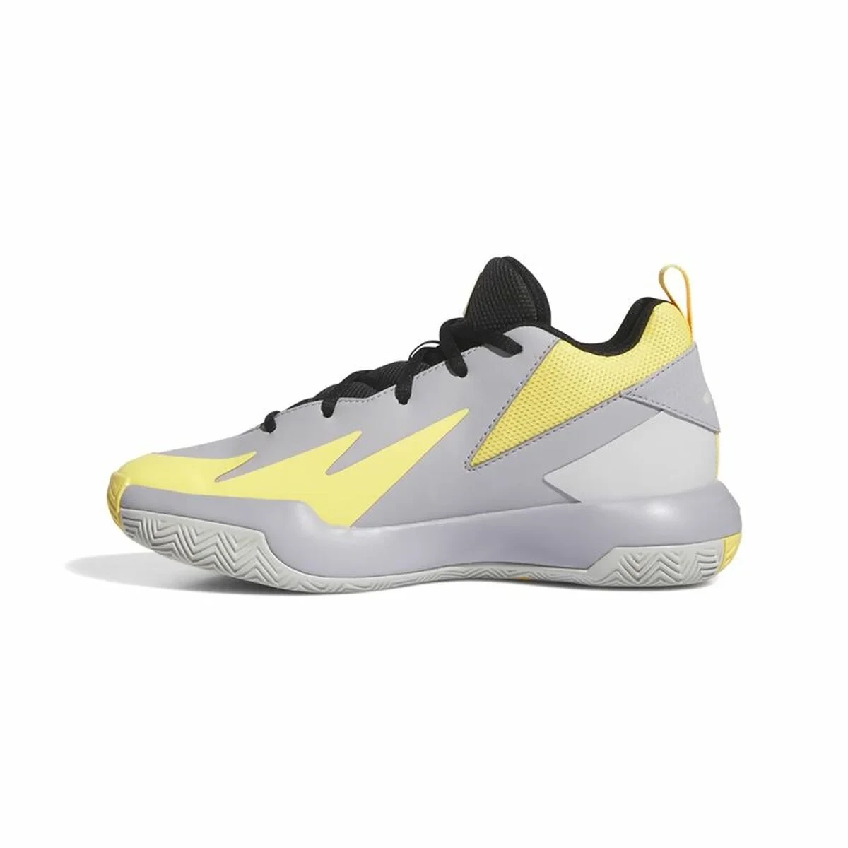 Zapatillas de Baloncesto para Niños Adidas Cross Em Up Select Mid Amarillo Gris
