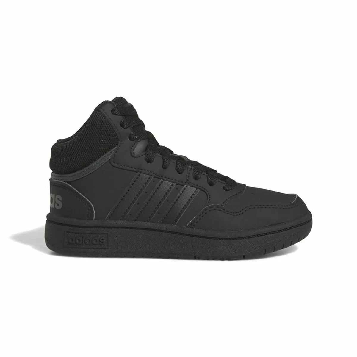 Zapatillas Deportivas Infantiles Adidas Hoops 3.0 Mid Negro