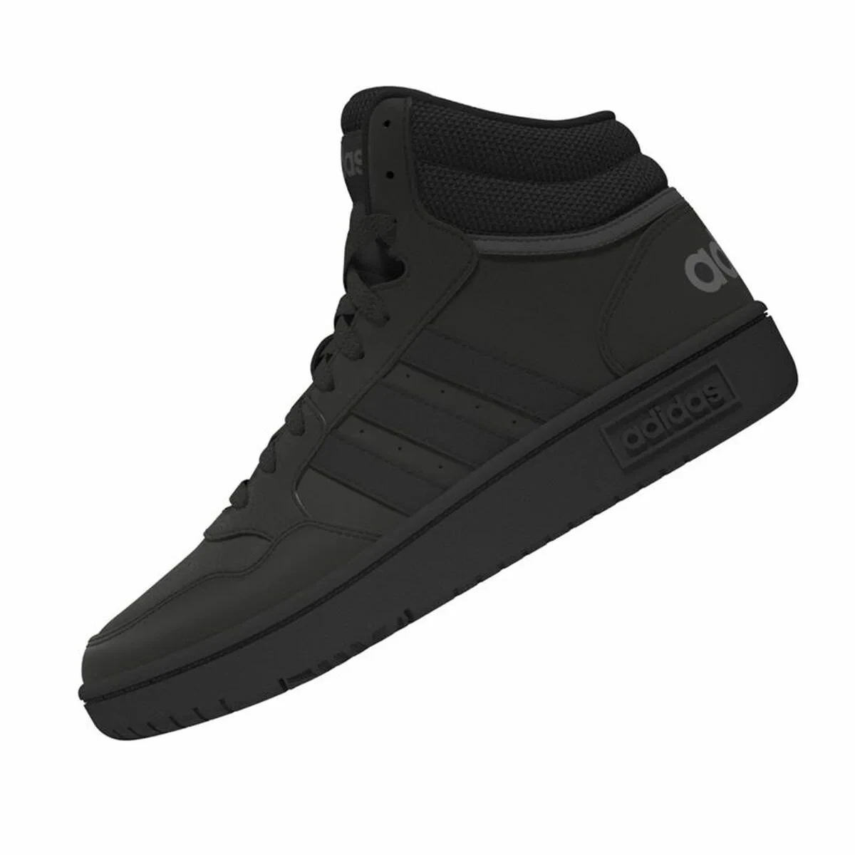 Zapatillas Deportivas Infantiles Adidas Hoops 3.0 Mid Negro