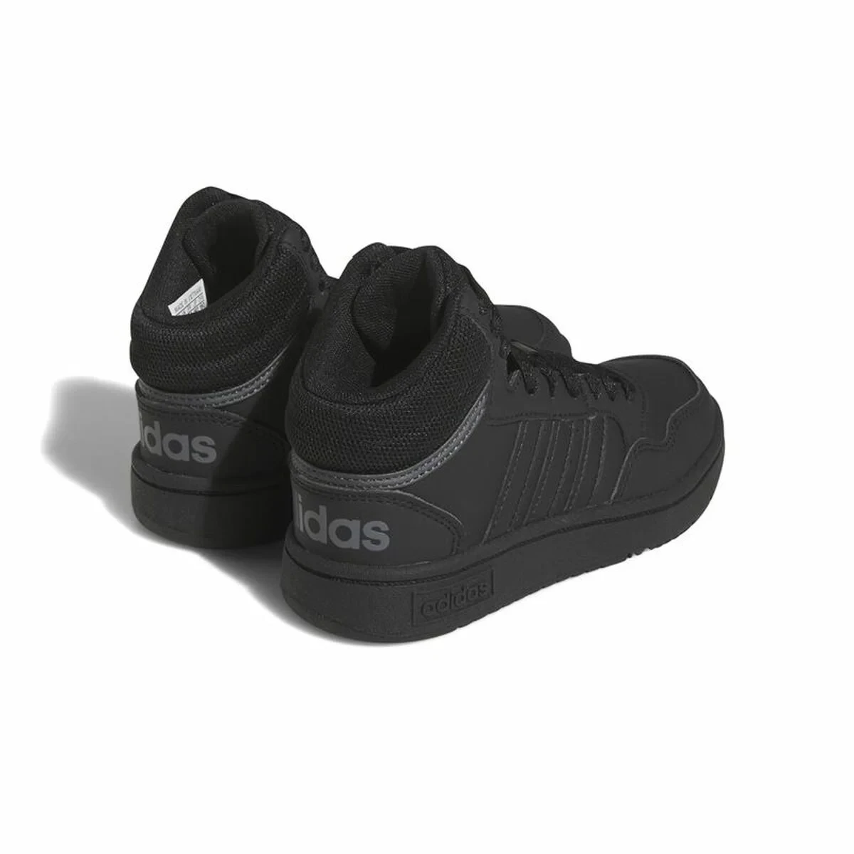 Zapatillas Deportivas Infantiles Adidas Hoops 3.0 Mid Negro