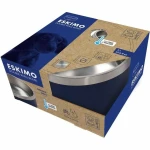 Comedero para Perro MPETS ESKIMO Metal Acero Inoxidable Azul Antideslizante 2 L