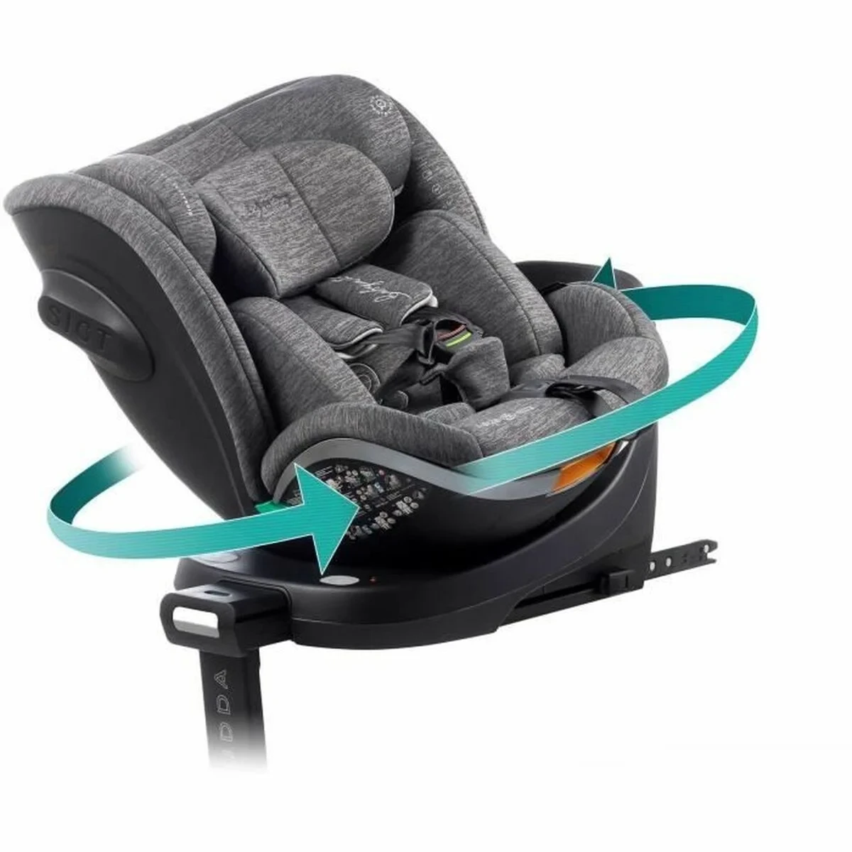 Silla para el Coche Babyauto SCUDDA GREY DOBBY Gris 0 (de 0 a 10 kilos) 0+ (de 0 a 13 kilos) I (9 - 18 kg) II (15-25 kg) III (22