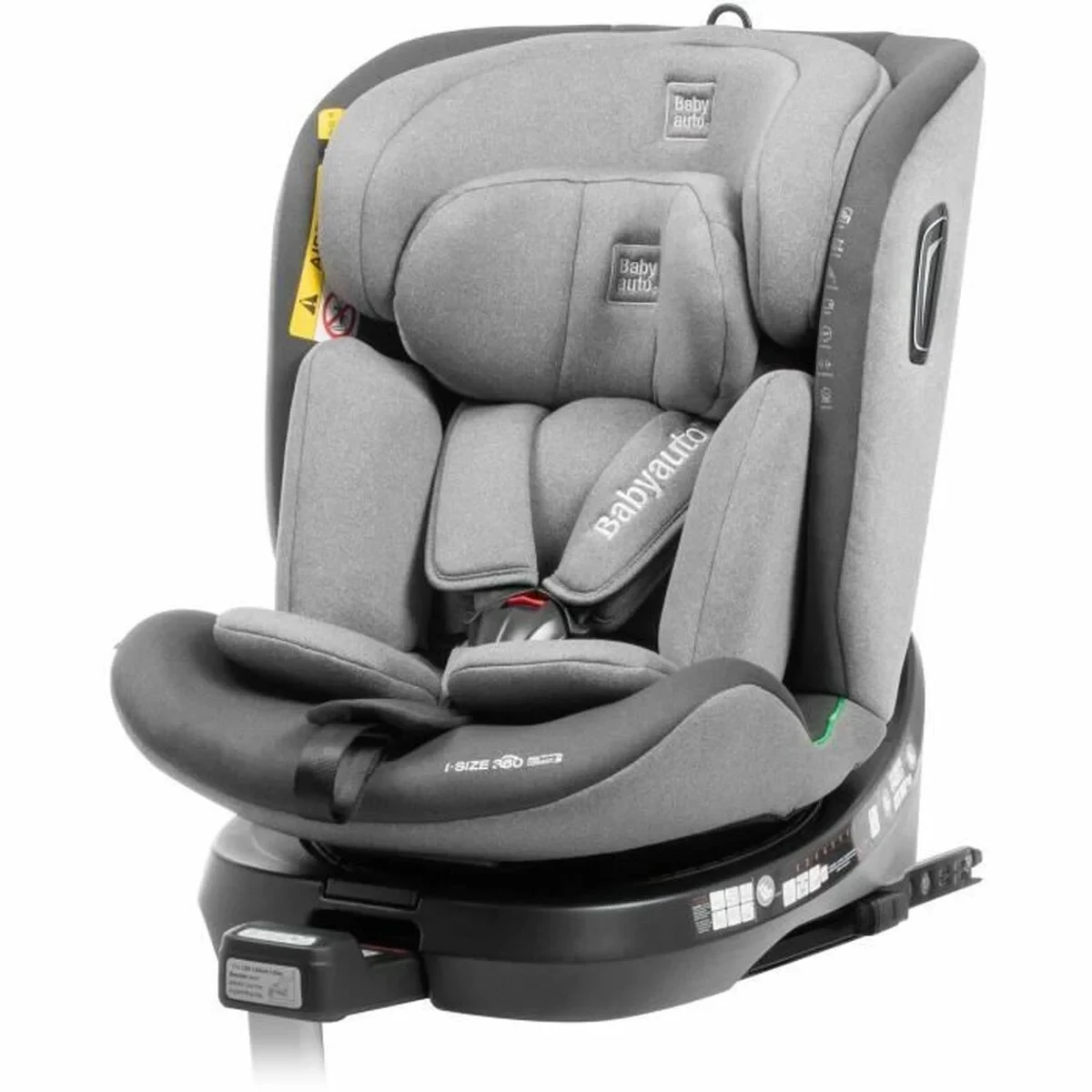 Silla para el Coche Babyauto Antracita 0 (de 0 a 10 kilos) I (9 - 18 kg) II (15-25 kg) III (22 - 36 kg) Infantil ECE R129