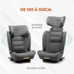 Silla para el Coche Babyauto CAPAX GREY DOBBY Gris II (15-25 kg) Infantil ECE R129