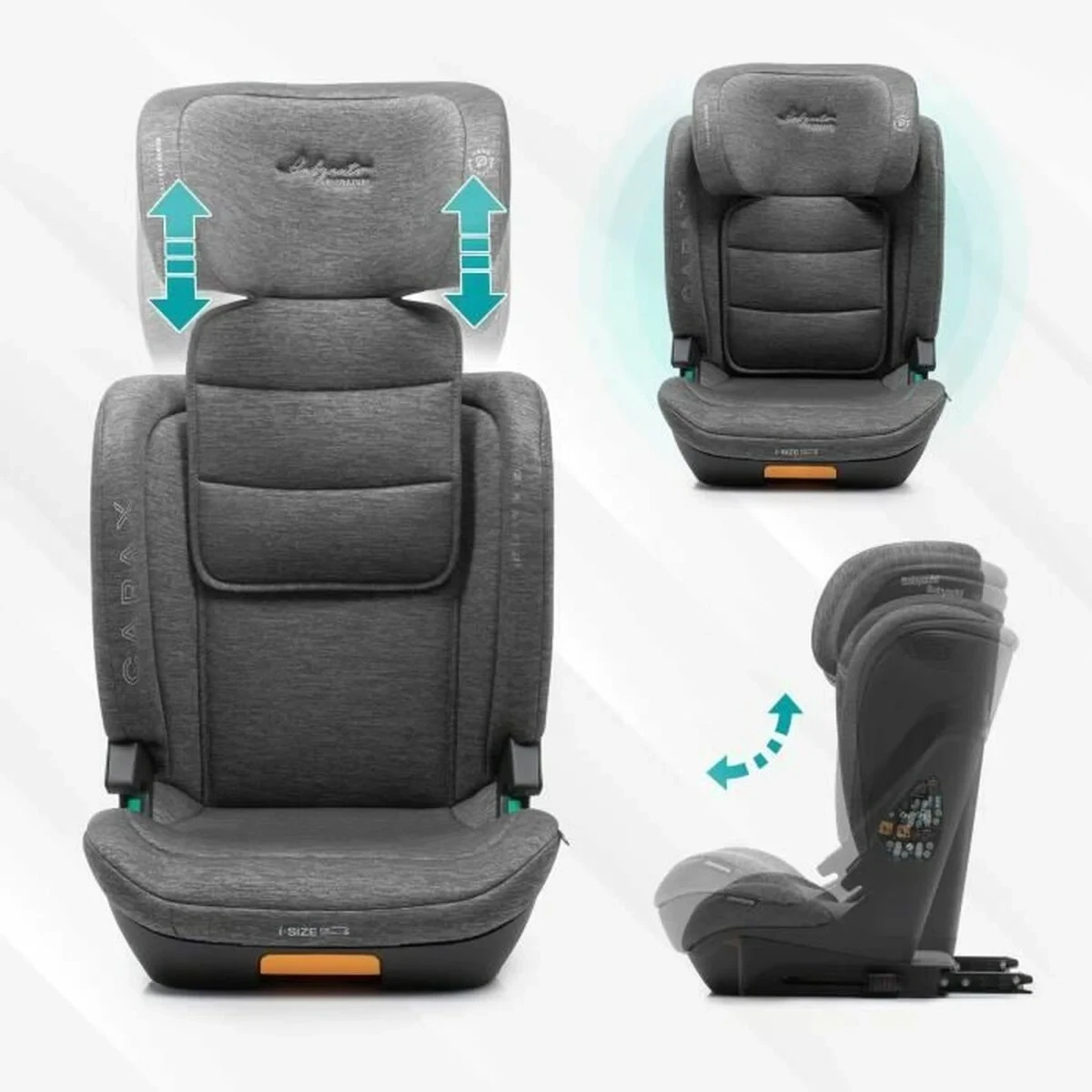Silla para el Coche Babyauto CAPAX BLACK LINE Negro II (15-25 kg) III (22 - 36 kg) Infantil ECE R129