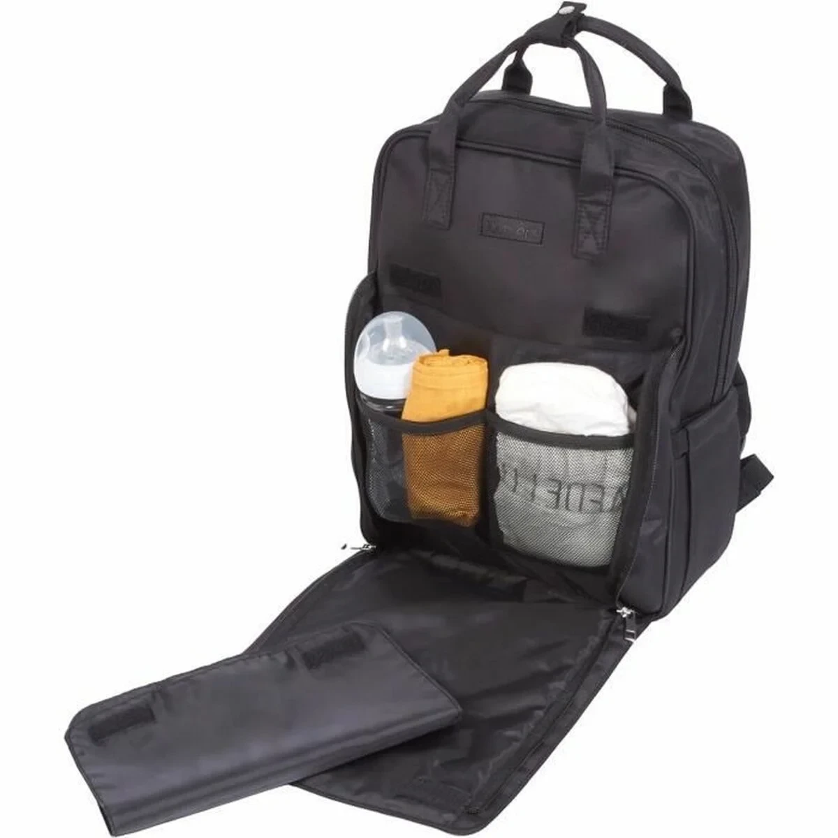 Bolso Cambiador de Pañales Tineo Negro
