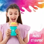 Vaso para Hacer Helados y Granizados con Recetas Bandai Chillfactor Granita Mug Rose Plástico