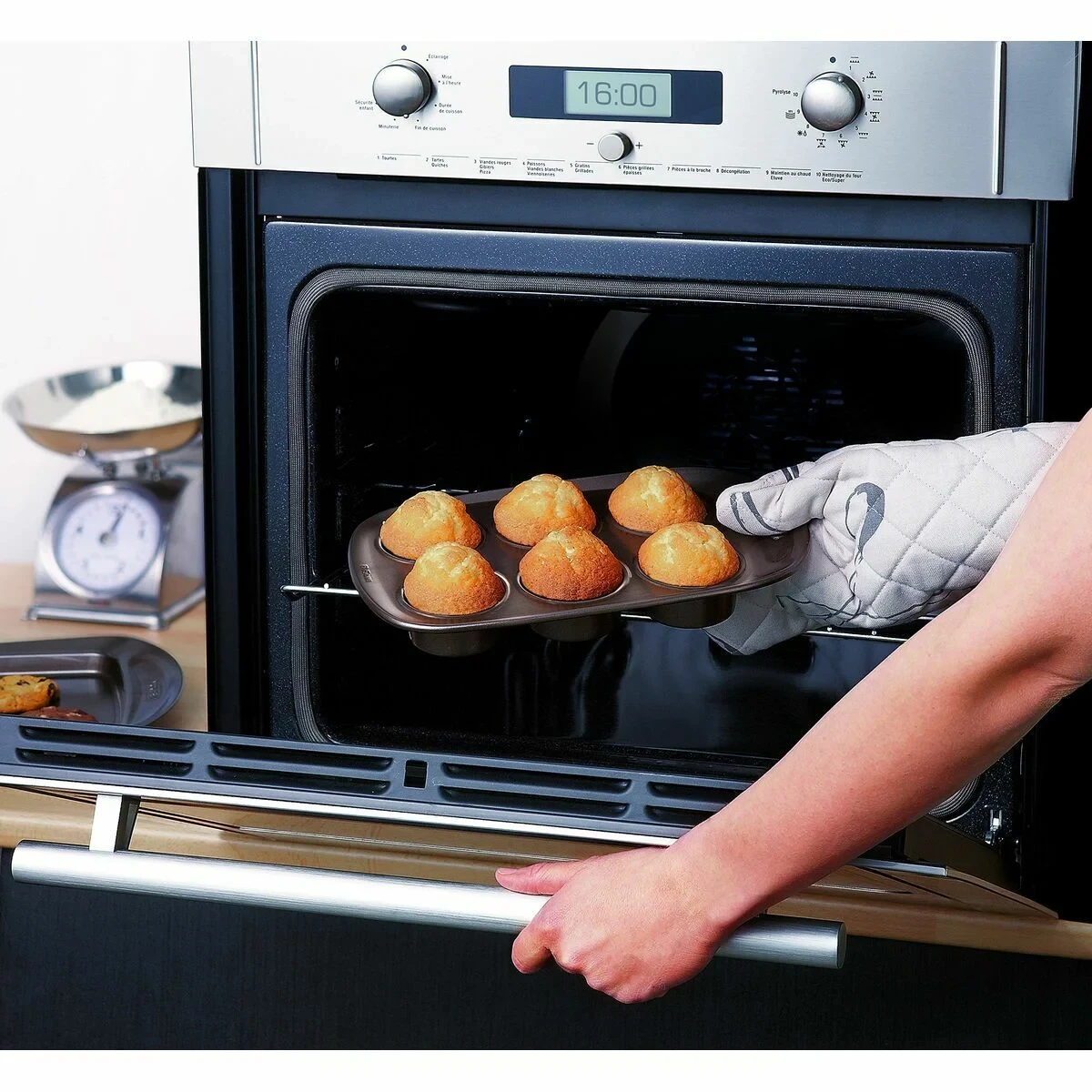 Moldes para Magdalenas Pyrex Marrón