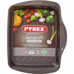 Bandeja para Horno Pyrex Marrón Negro Metal