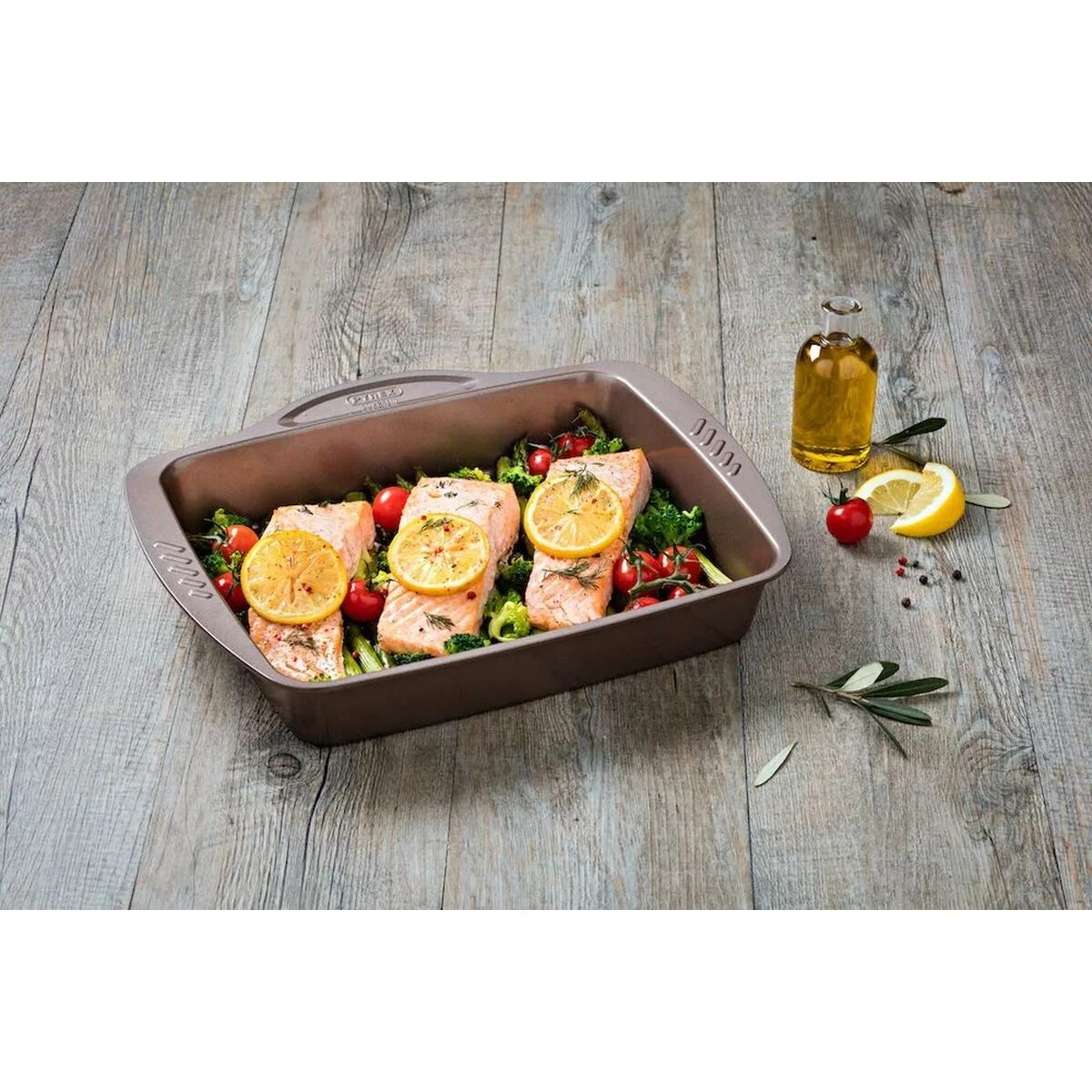 Bandeja para Horno Pyrex Marrón Negro Metal
