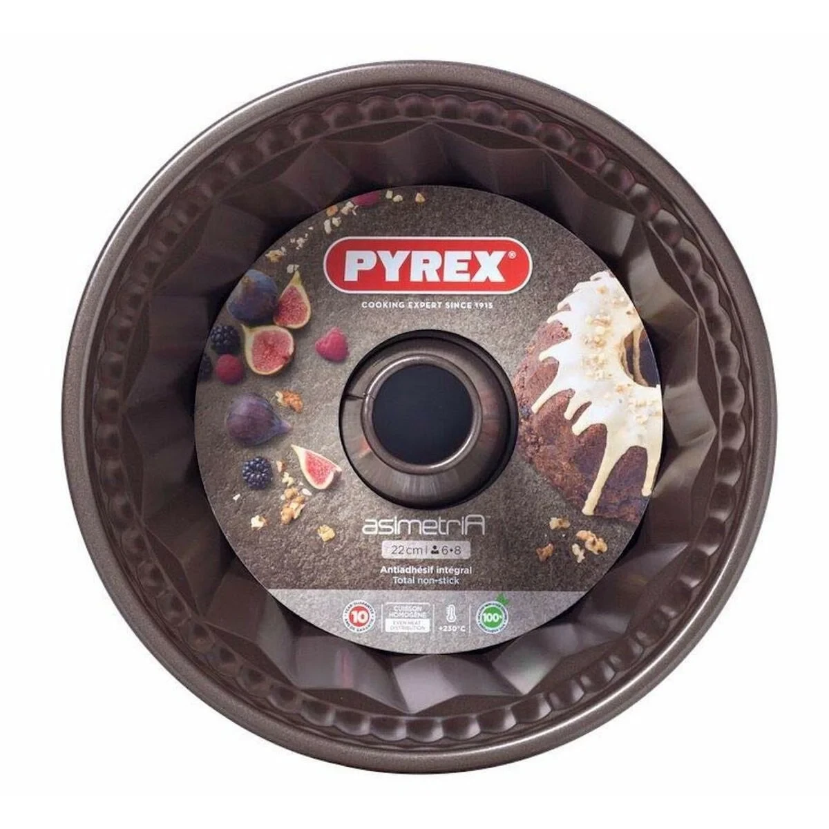 Molde para Repostería Pyrex Marrón Metal Aluminio