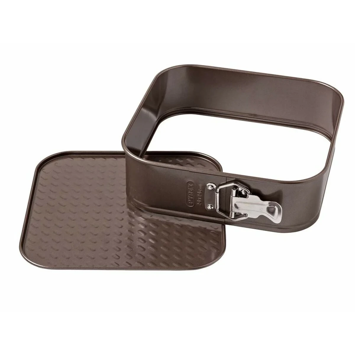 Molde Desmontable Pyrex Marrón Acero Inoxidable