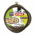 Molde para Pizza Pyrex Marrón Negro Metal