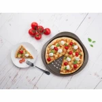 Molde para Pizza Pyrex Marrón Negro Metal