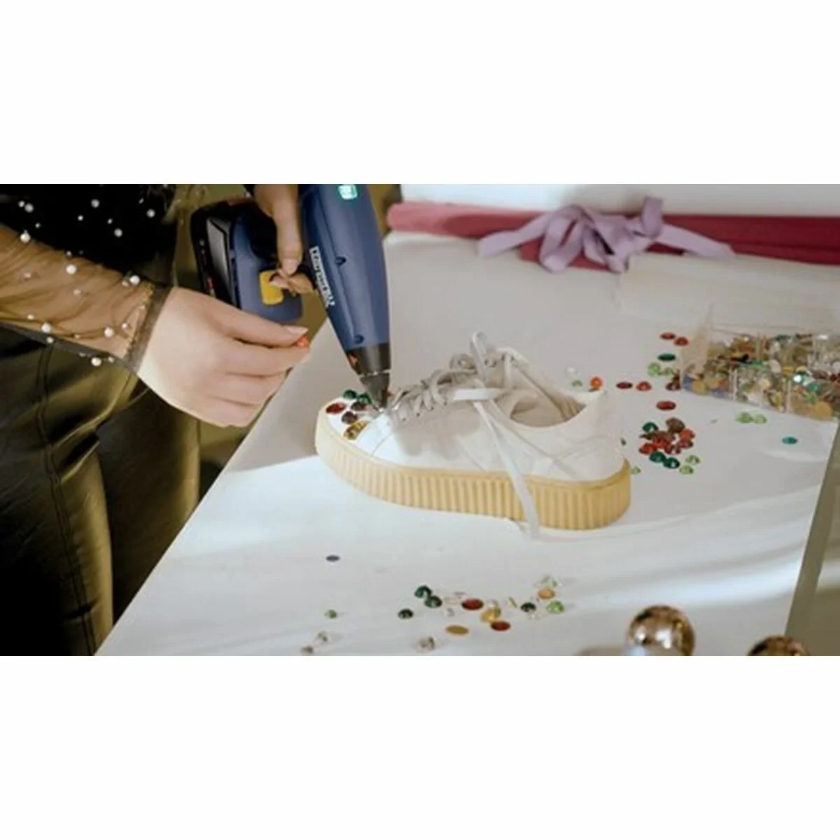 Pistola de Pintura Eléctrica Rapid Azul 18 W