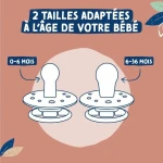 Chupete Dodie (2 Piezas) (2 Unidades)