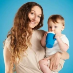 Vaso de Aprendizaje Infantino Azul