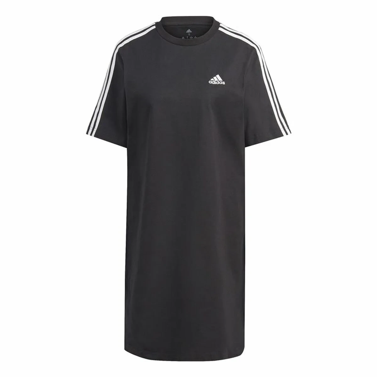 Vestido Adidas 3S Boyfriend Single Negro