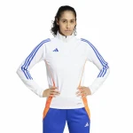 Sudadera sin Capucha Mujer Adidas Tiro24 Training Blanco