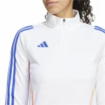Sudadera sin Capucha Mujer Adidas Tiro24 Training Blanco