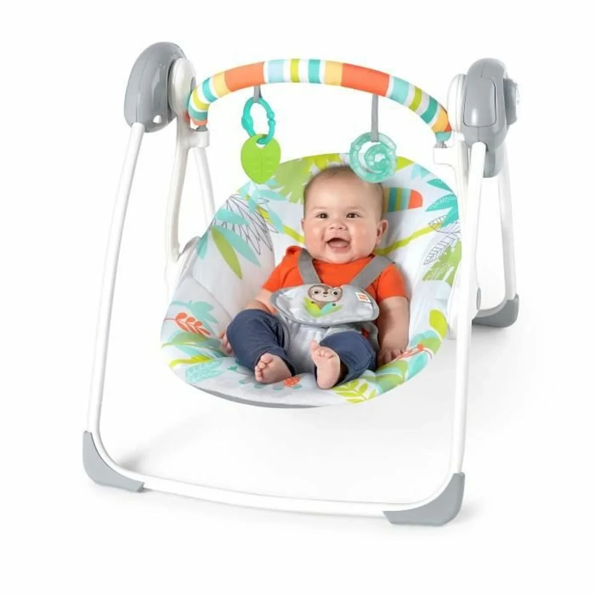 Mecedora Ingenuity Compact portable swing Multicolor Animales