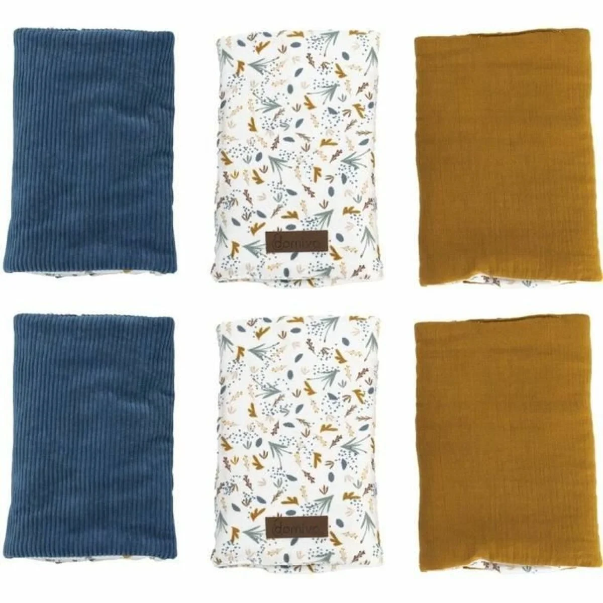 Protector de Cuna Domiva Marrón 25 Piezas