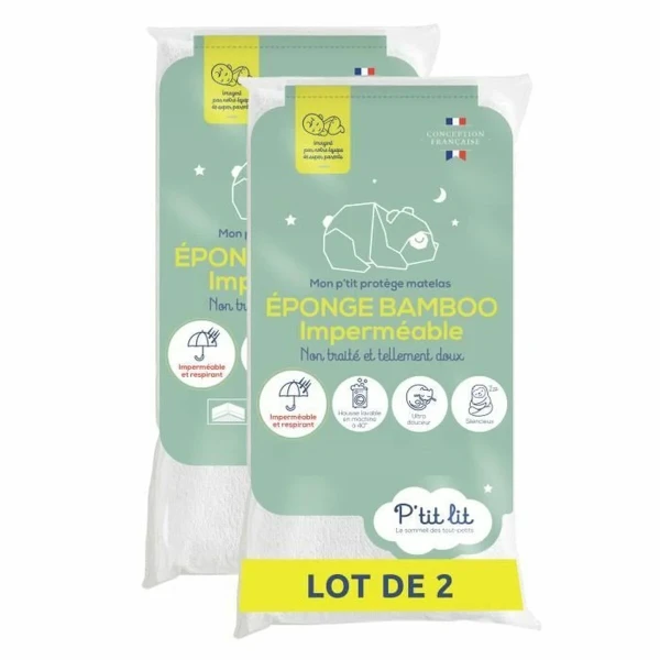 Protector de Cuna P'TIT LIT Blanco 25 Piezas (25 Unidades)