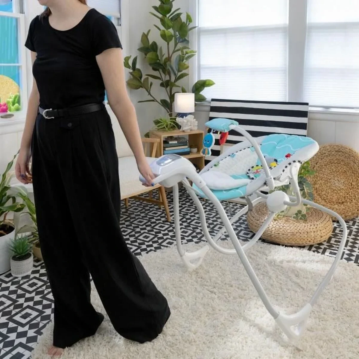 Hamaca para Bebé Baby Einstein Ocean Azul