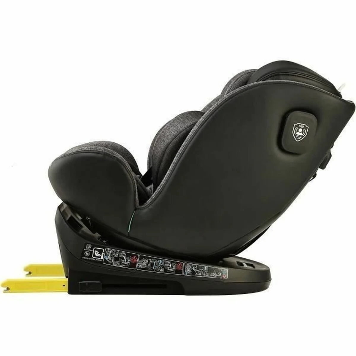 Silla para el Coche BBGO Gris 0 (de 0 a 10 kilos) 0+ (de 0 a 13 kilos) I (9 - 18 kg) II (15-25 kg) III (22 - 36 kg) Infantil ECE