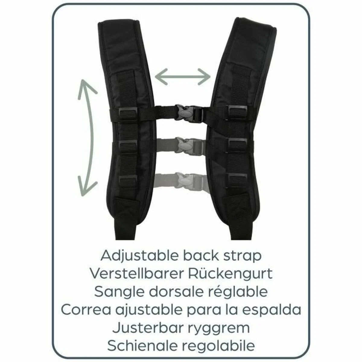 Mochila Portabebé Dreambaby Negro + 0 Meses