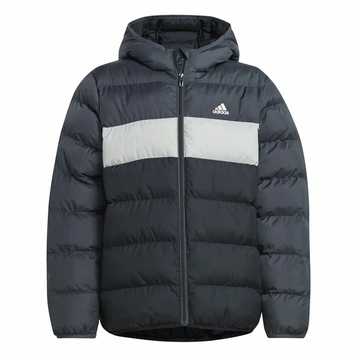 Chaqueta Deportiva para Niños Adidas Cazadora Synthetic Down Infantil Negro Gris
