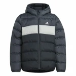 Chaqueta Deportiva para Niños Adidas Cazadora Synthetic Down Infantil Negro Gris