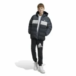 Chaqueta Deportiva para Niños Adidas Cazadora Synthetic Down Infantil Negro Gris