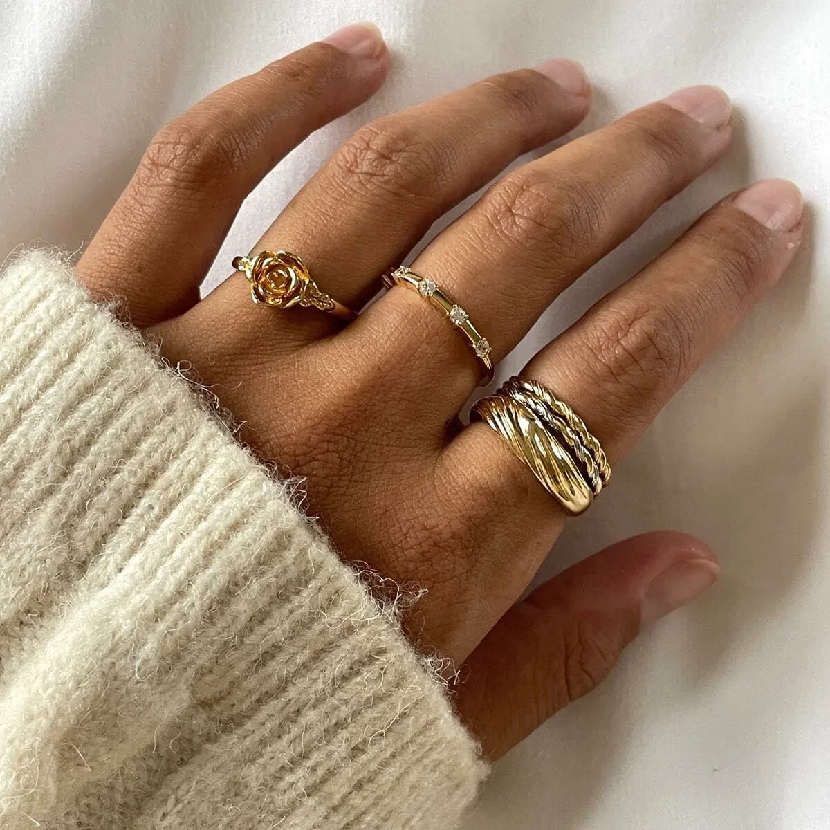 Anillo Mujer 24KAE 124142Y/54 Dorado 14