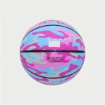Balón de Baloncesto Peak Peak Camo Ball Azul Rosa claro (Talla 5)