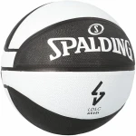 Balón de Baloncesto Spalding Asvel Sz7 Blanco Negro (Talla 7)