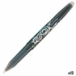 Bolígrafo Pilot Frixion Ball Tinta borrable Negro 0,4 mm 0,7 mm (12 Unidades)