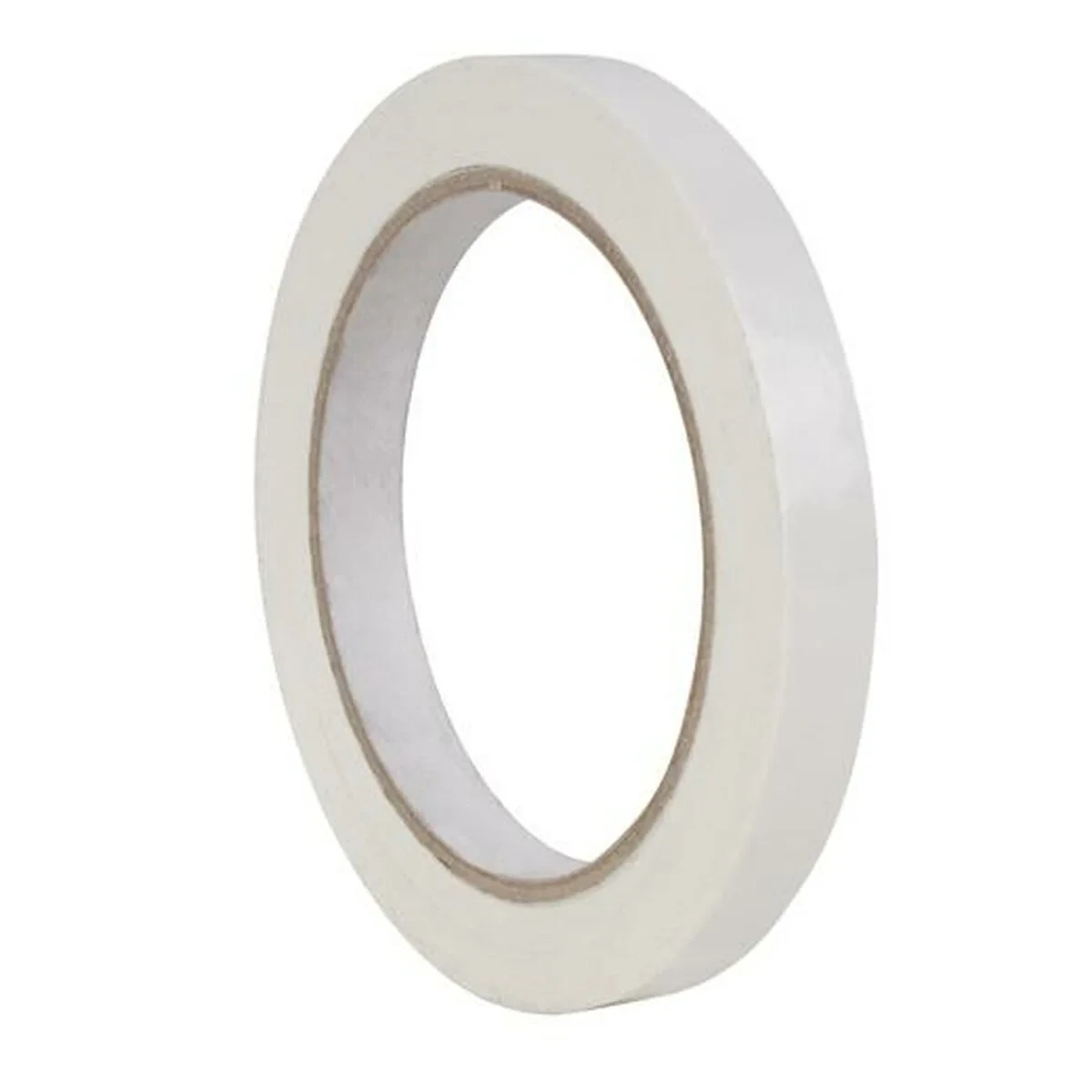 Cinta Adhesiva Apli 66 m 12 mm Blanco PVC (12 Unidades)