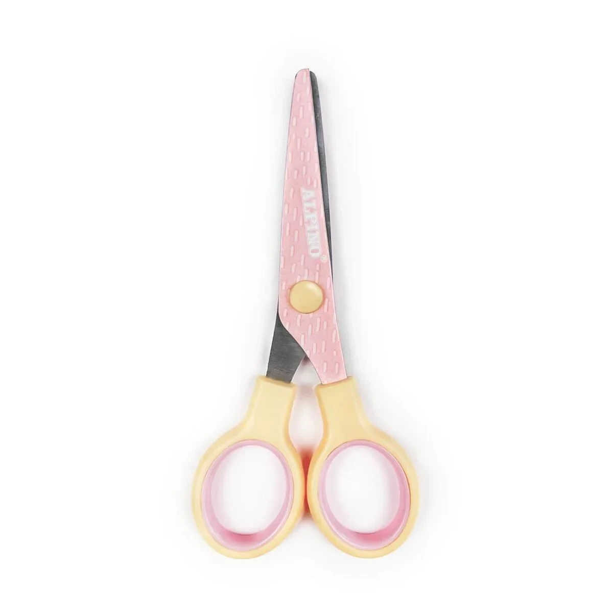 Tijeras Alpino Multicolor Blanco/Naranja Acero Inoxidable 130 mm