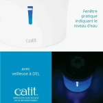 Fuente para Mascotas Catit Blanco Plástico/Acero inoxidable