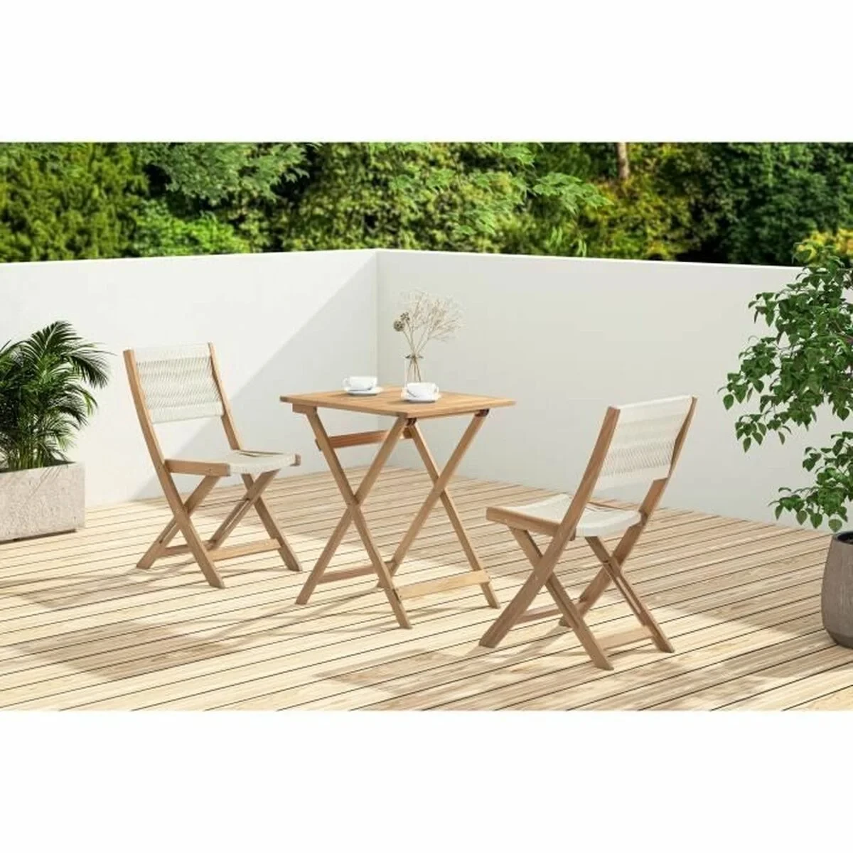 Conjunto de Mesa con 2 Sillas