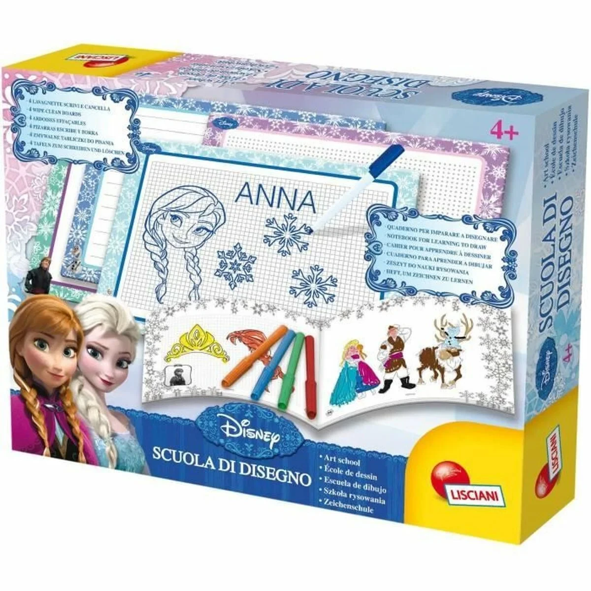 Bloc con Dibujos para Colorear Disney FROZEN Multicolor